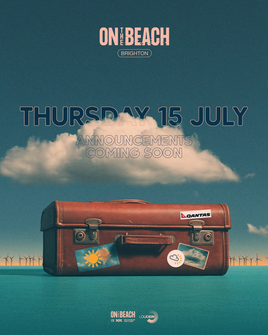 On The Beach Brighton, Thursday 15 July 2027